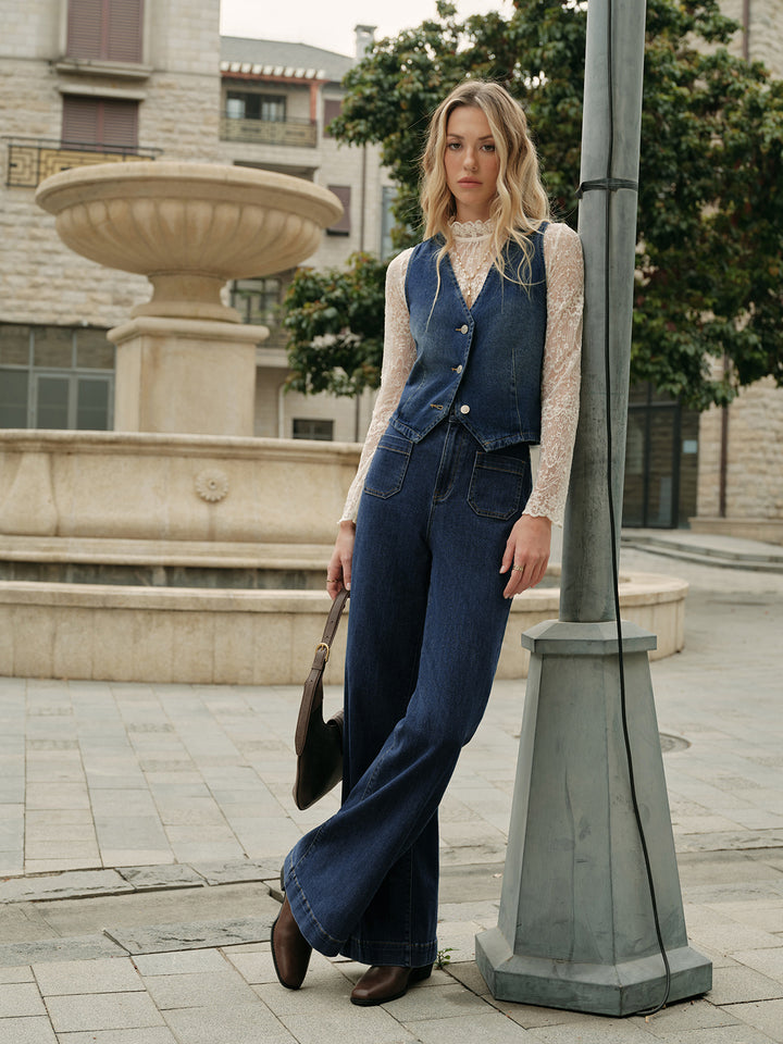 AMOMENTO/アモーメント DENIM VEST ベスト AMOMENTO（アモーメント）の「【AMOMENTO / アモーメント】WOOL