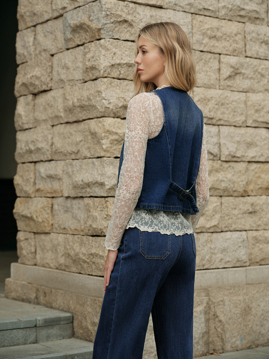 Denim Vest | COMMENSE