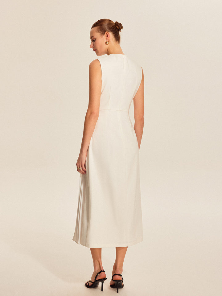 backless white dress maxi Elysium White Maxi Dress - US 8