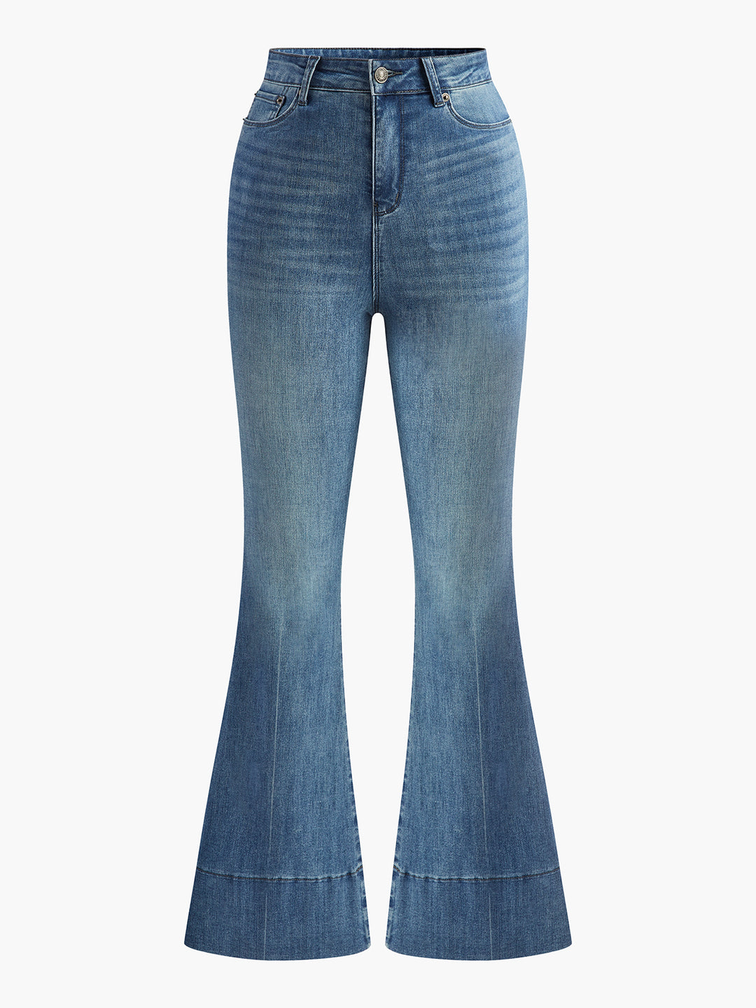 Washed Slim Draped Denim Pants – COMMENSE