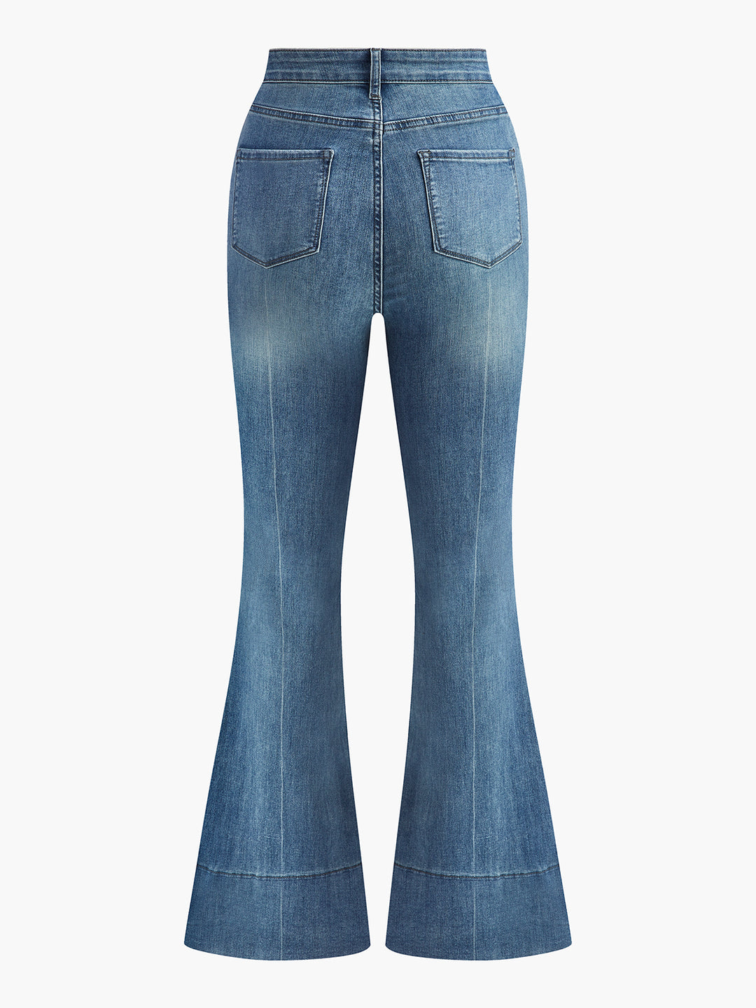 Washed Slim Draped Denim Pants – COMMENSE