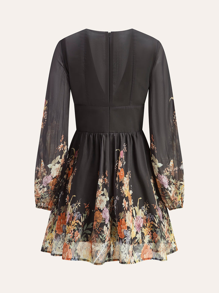 Fuuu ♡♡♡ 　Tie Front Embroidery Dress Sb5687047bb694ec281150ded4b34d