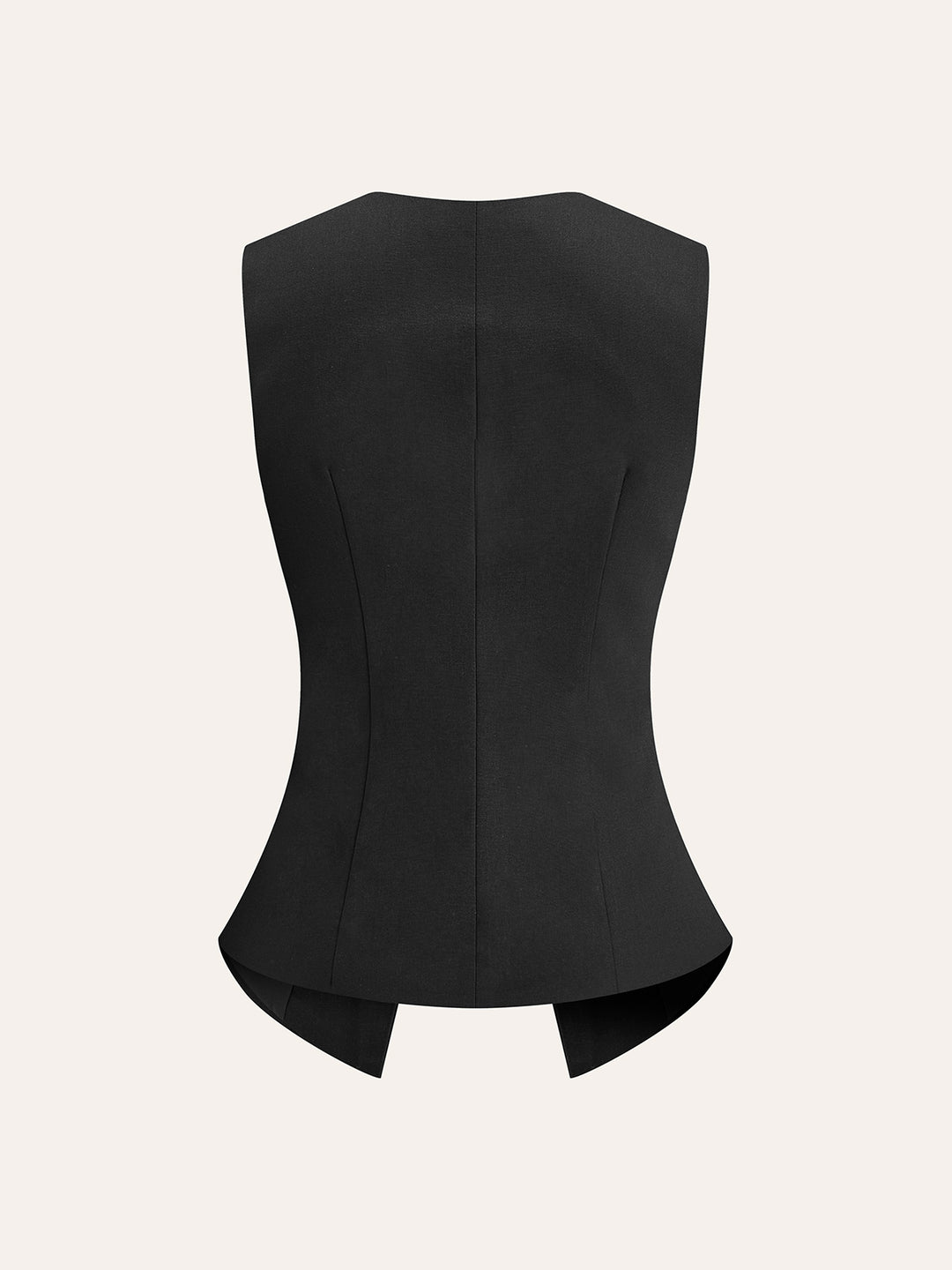 Metal Detail Split Vest | COMMENSE