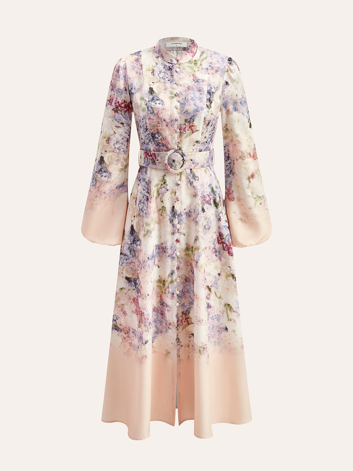 ■MOJO.S.PHINE(模造エスピン)Balloon sleeve ribbon belt dress MOJO.S.PHINE(モジョエスピン) - 海外通販のBUYMA