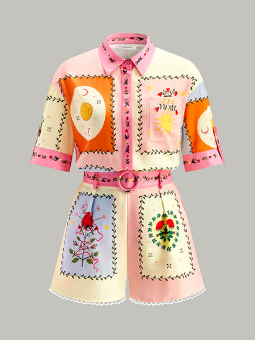 Belleville Knitted Shorts Set