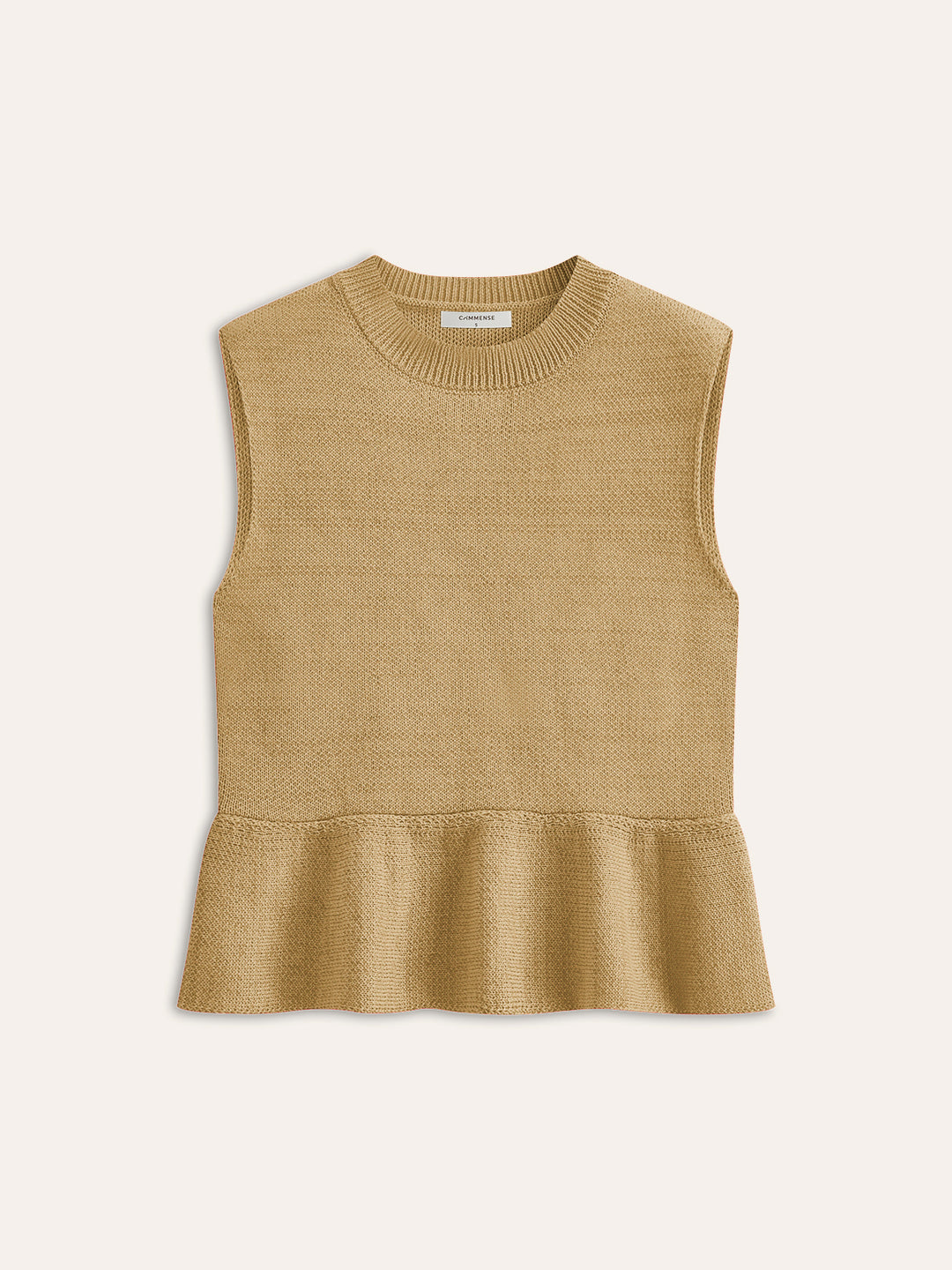 トップス papier Rib vest Side Ribbon Vest, Pink