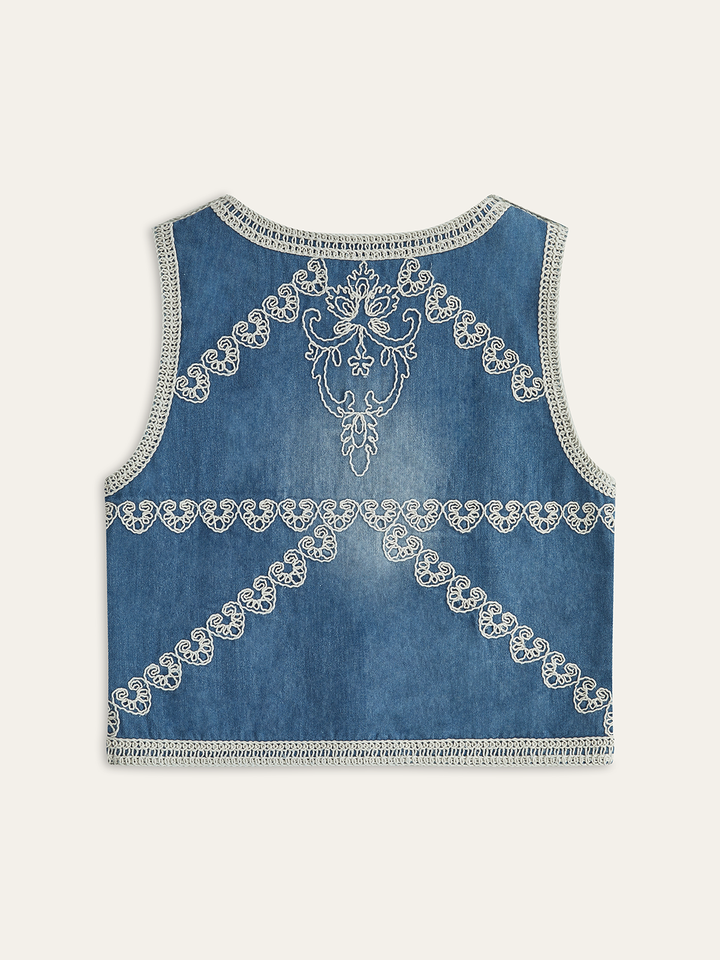 トップス DICH HENDERSON camembert vest ssstein for twelve / Leather Combination Drivers Knit Zip