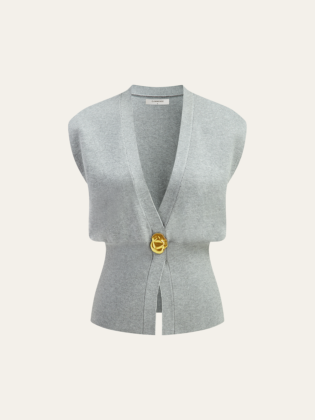 【SIENNE】 Walden Highneck Vest /追跡付 Walden Highneck Vest (Beige) - sienne