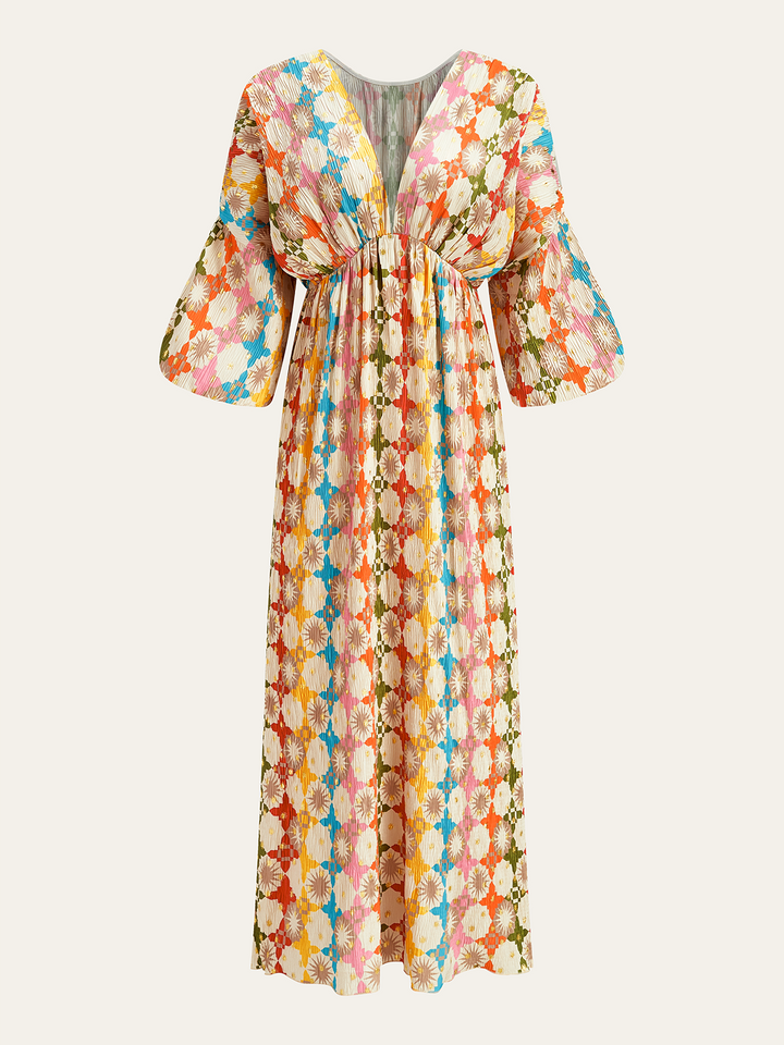 ANDRÉSD V line jacquard dress Short V-Neck Jacquard A-Line Dress | David's Bridal