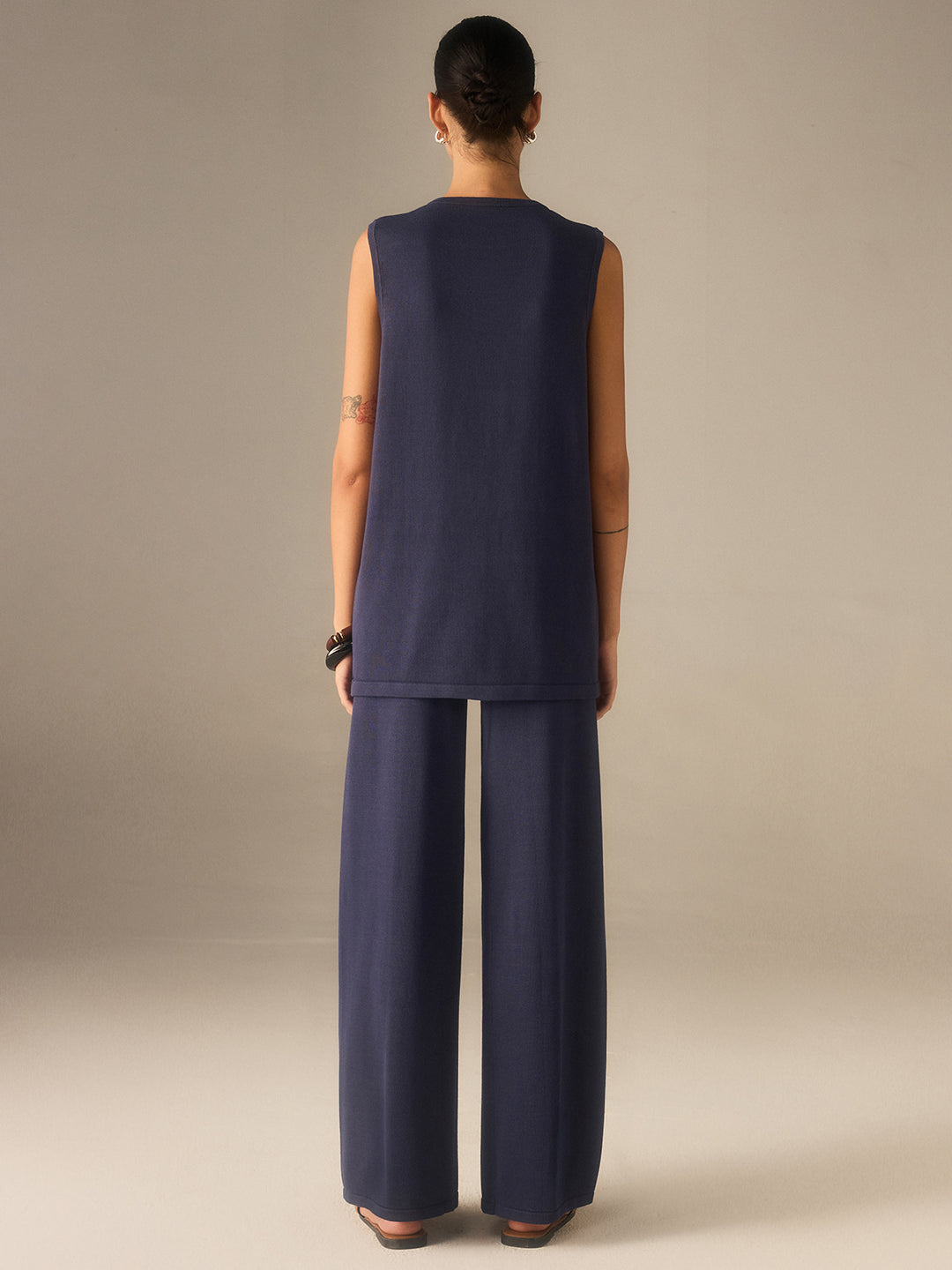 THETOE CHÂTELET KNIT VEST & PANTS セール Texture Knit Vest – VERSEAS