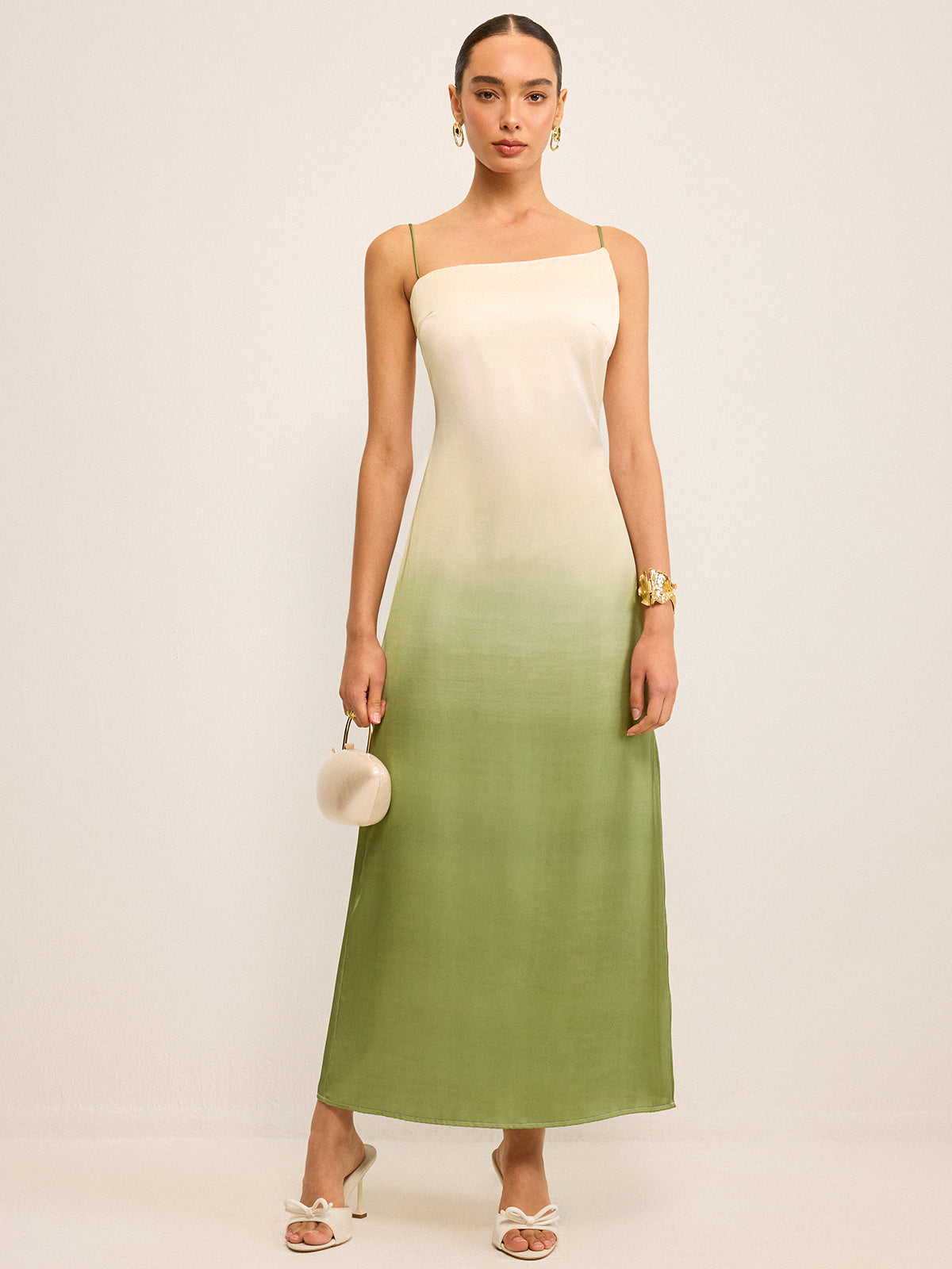 commense asymmetrical one shoulder gradient long dress Navy Asymmetrical Maxi Dress | Womens | X-Small (Available in S, M) | 100% Polyester