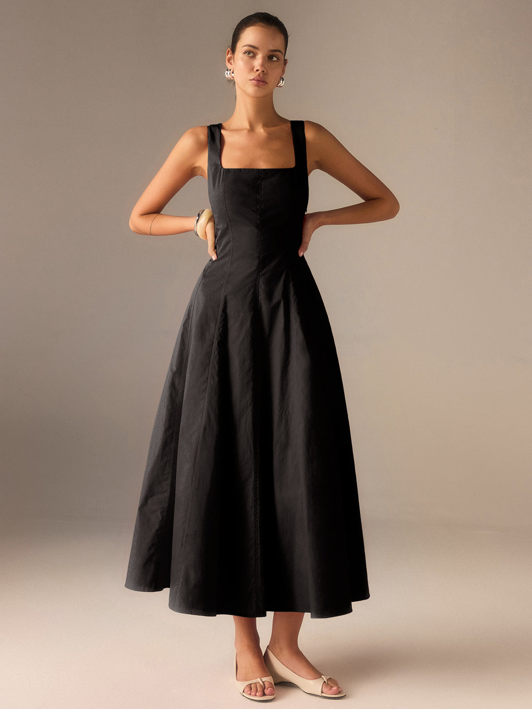 ワンピース Back Lace-Up Cotton Long Dress S B1752203286323_1080x.jpg?v=