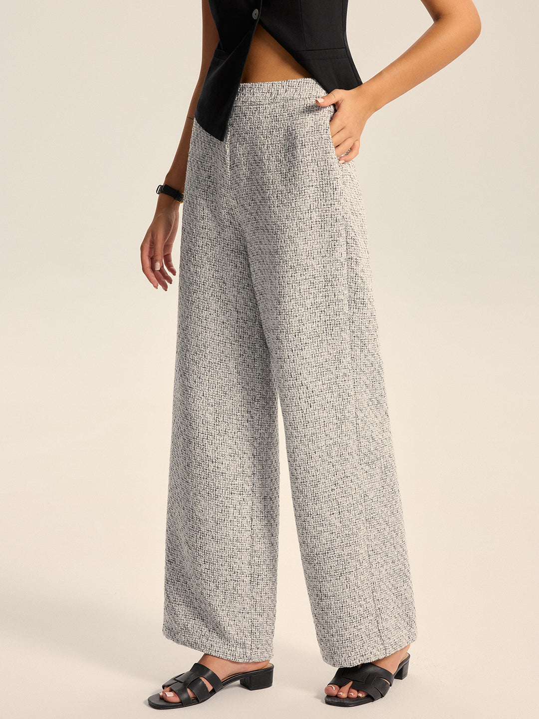 パンツ emiriawiz Classical tweed tuck pants Classical tweed tuck pants | EmiriaWiz公式オンラインストア
