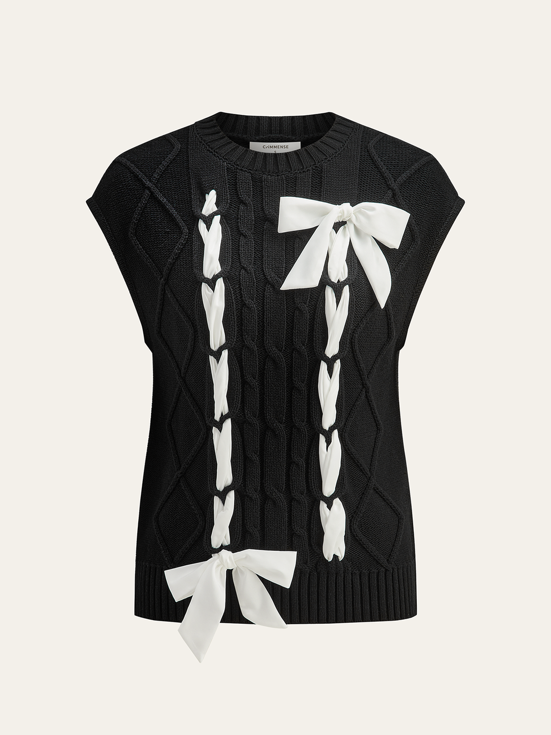 ★MAINBOOTH★Summer Cable Knit Vest(BLACK)★正規品/直送料込 12_f5415059-d52a-4b37-9798-
