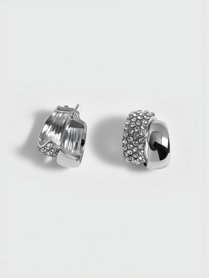 【HYERES LOR】24SS★ Aceh Silver(Y) Pave Post Earrings HYERES LOR】24SS☆ Aceh Silver(Y) Pave Post Earrings HYERES