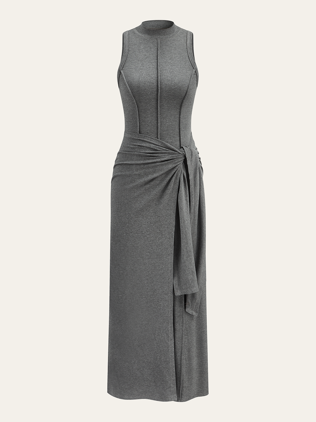 ワンピース [FRECKLE] sleeveless gray midi dress All Eyes Moment Sleeveless Midi Dress | Windsor