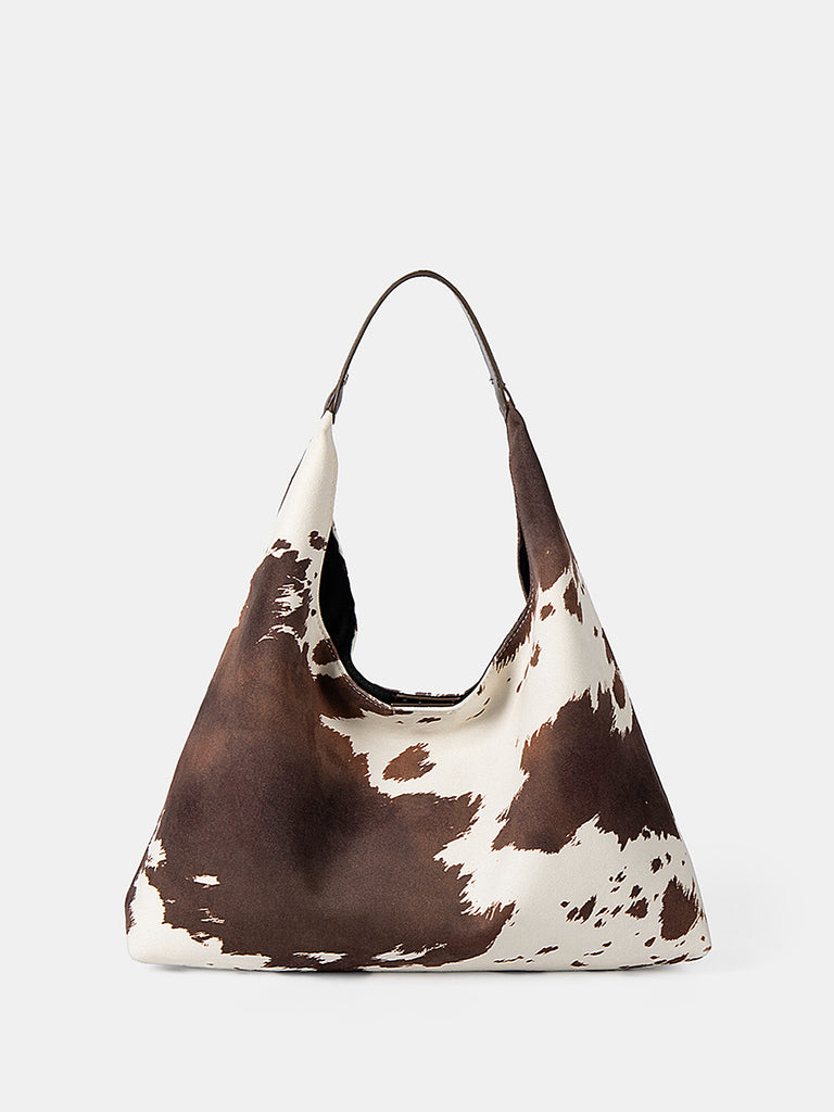 Cow Print Hobo Bag | COMMENSE