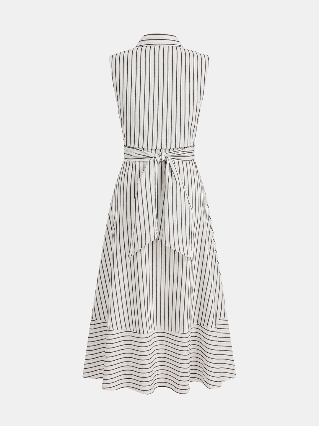 strapless open back dress LA Soul Women's Pleated Top Day Dress W/Tie main image 0