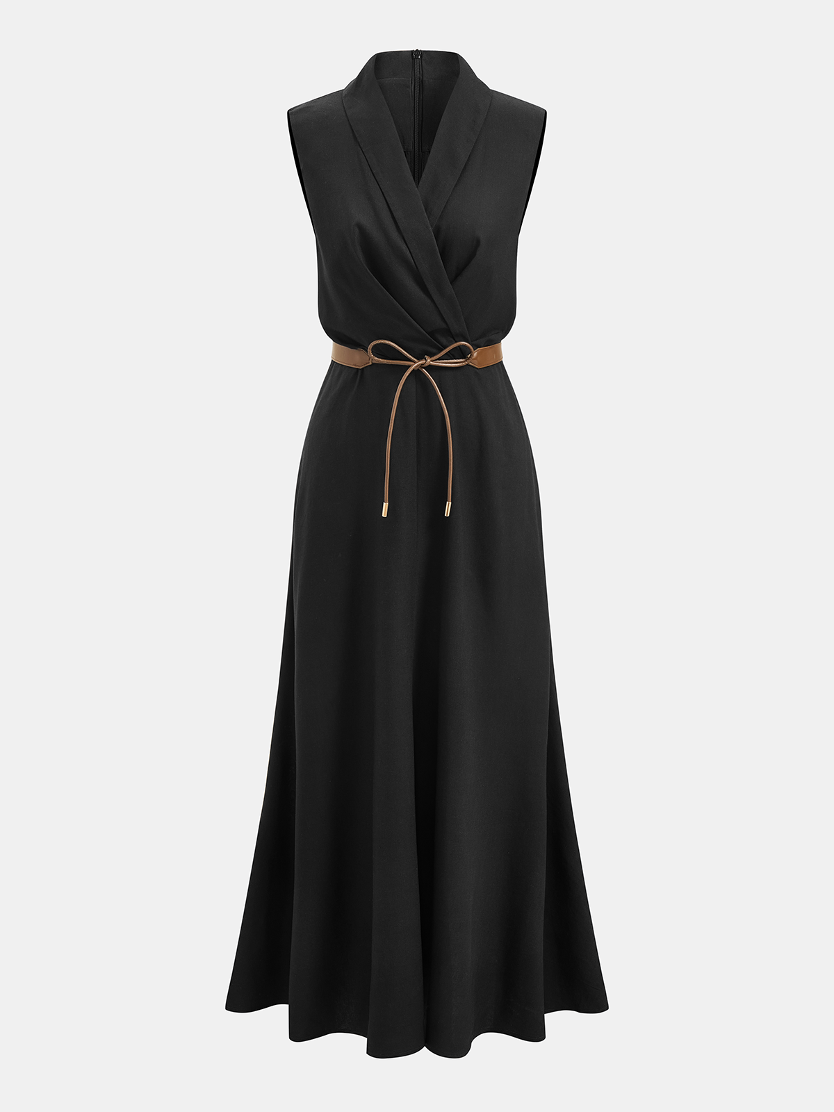 belted wrap maxi dress Womens Roman Grey Floral Frill Belted Wrap Dress US 10