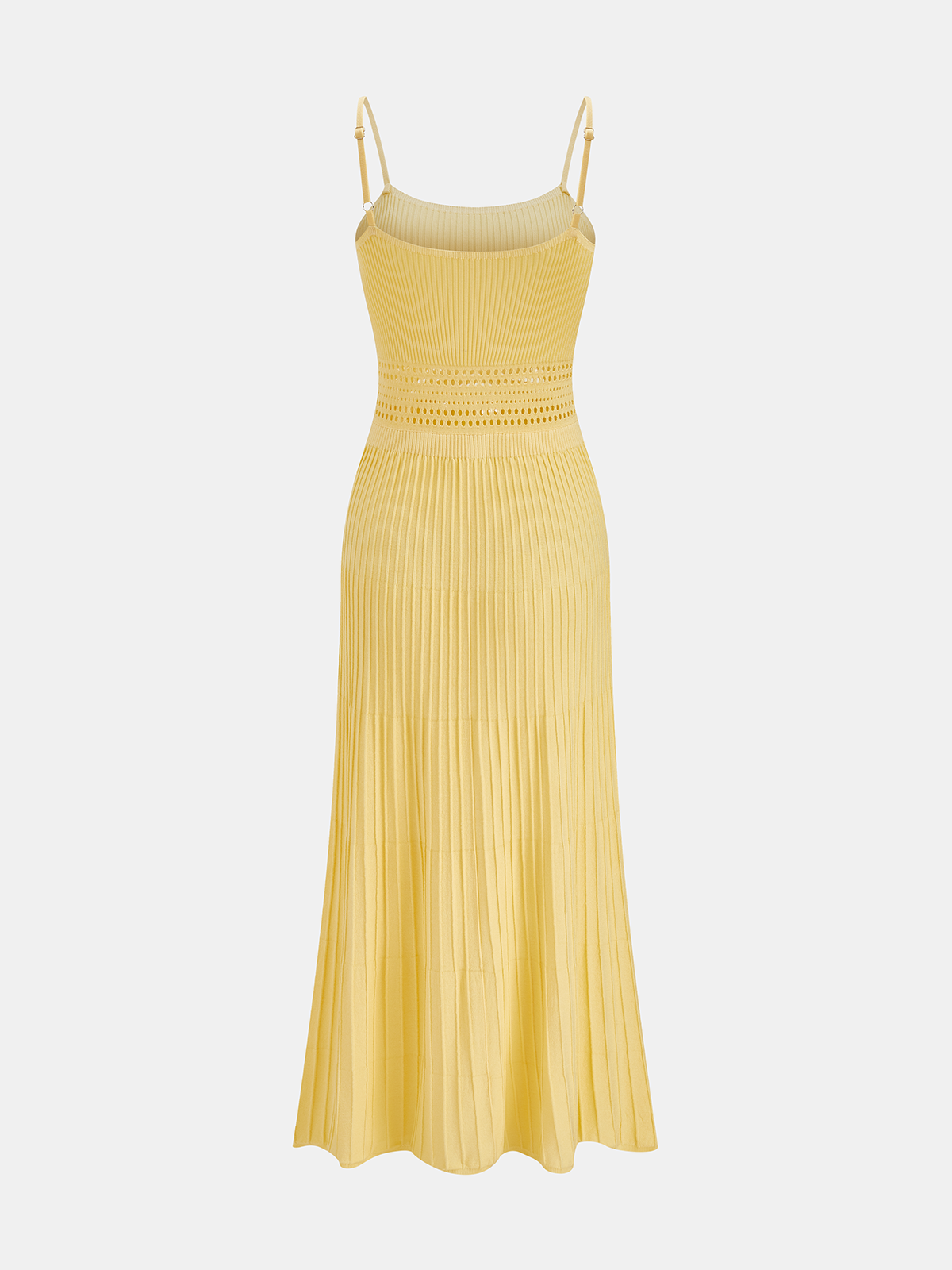 rib knit cami dress INAWLY Rib-knit Cami Bodycon Dress