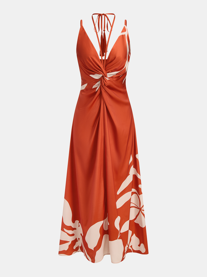 open lace back dress Scanlan & Theodore