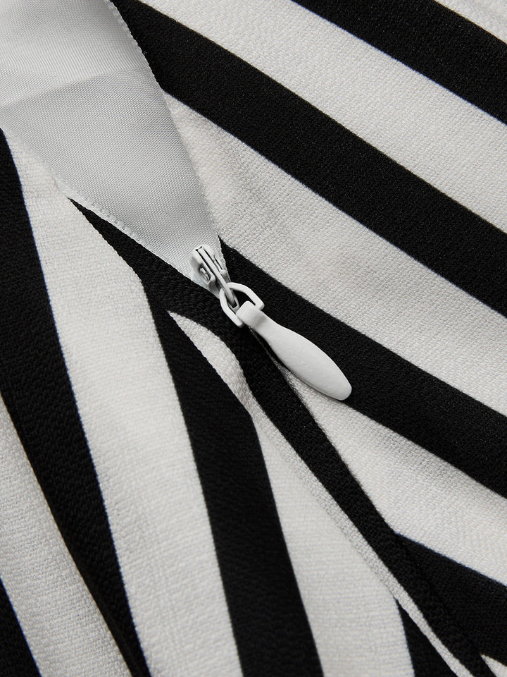 Stripe Backless Pockets Dress | COMMENSE Stripe Backless Pockets Dress | COMMENSE