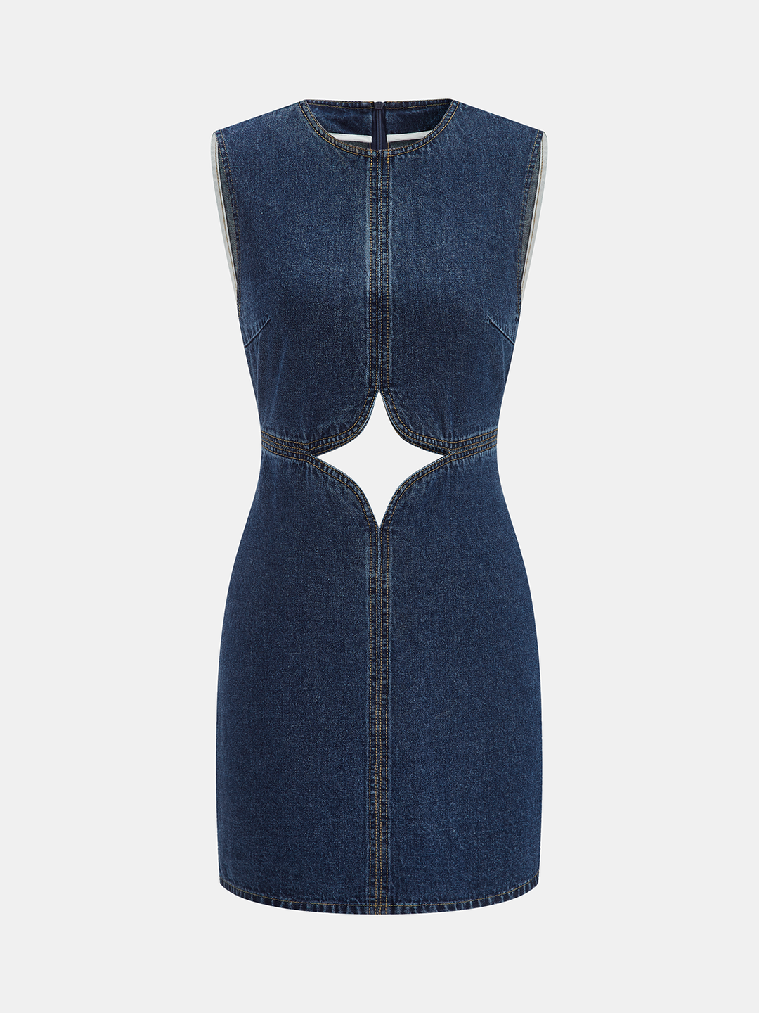cut out denim dress Cutout sleeveless mini - Black Retro Blue Stripe Dress Making sure to keep collection:lc_downloadable_crochet_patterns Size:10.5D