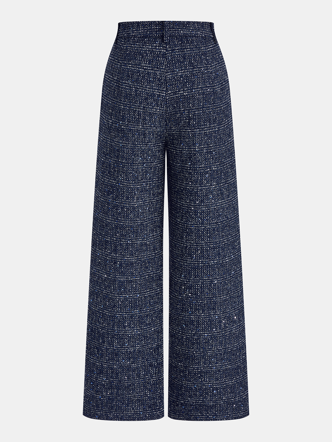 Wool Blend Tweed Two‑Piece Pants Set | COMMENSE