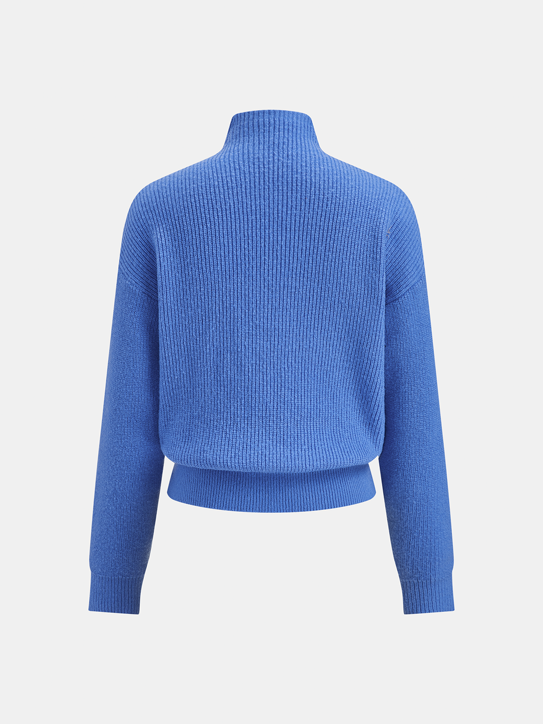Diagonal‑Button Stand Collar Knit Cardigan | COMMENSE