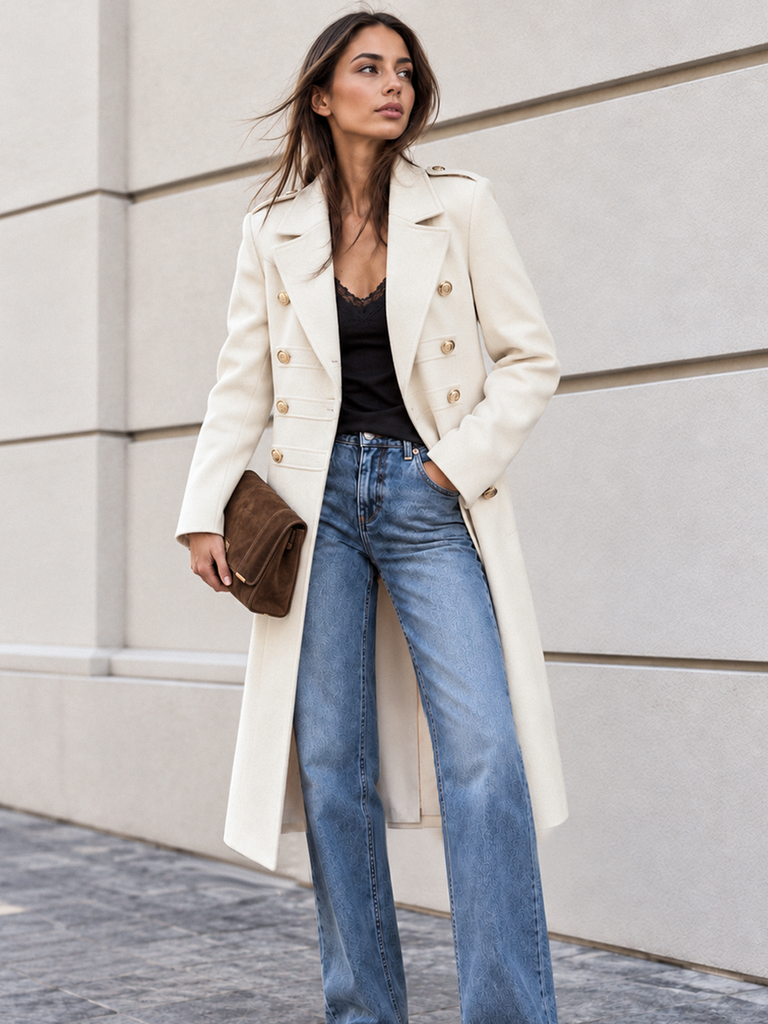 Napoleon Style Long Coat | COMMENSE