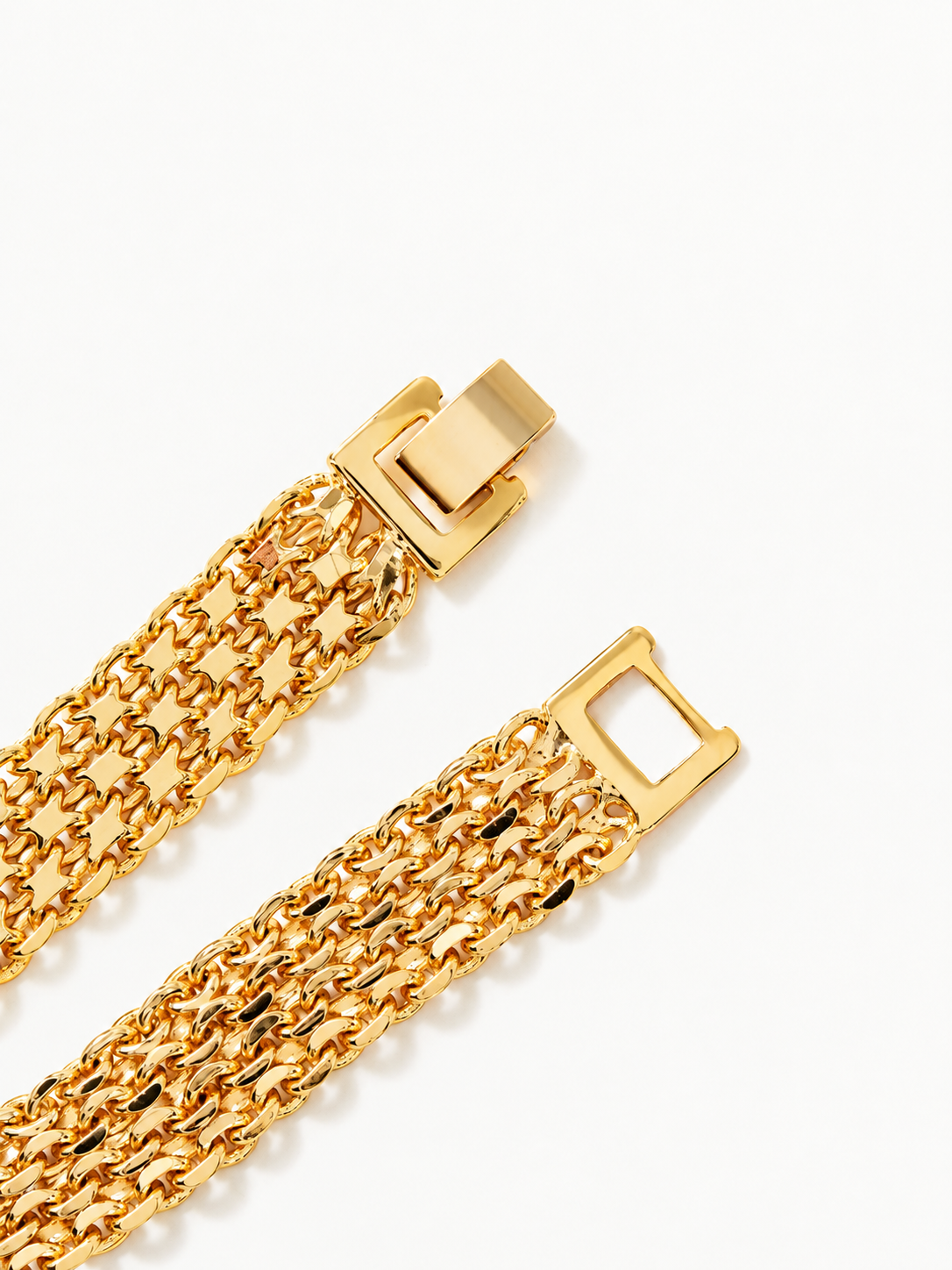 Chunky Interwoven Chain Bracelet | COMMENSE
