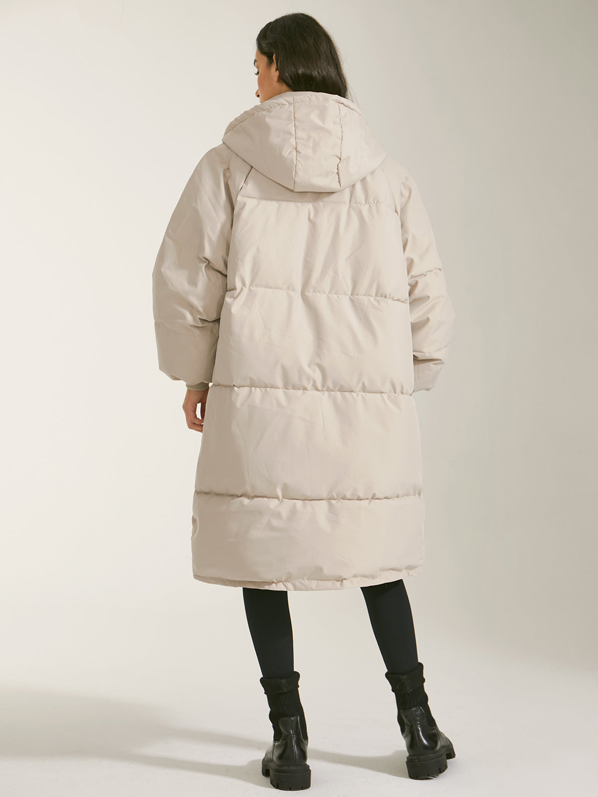 Long Hooded Puffer Parka Coat – COMMENSE