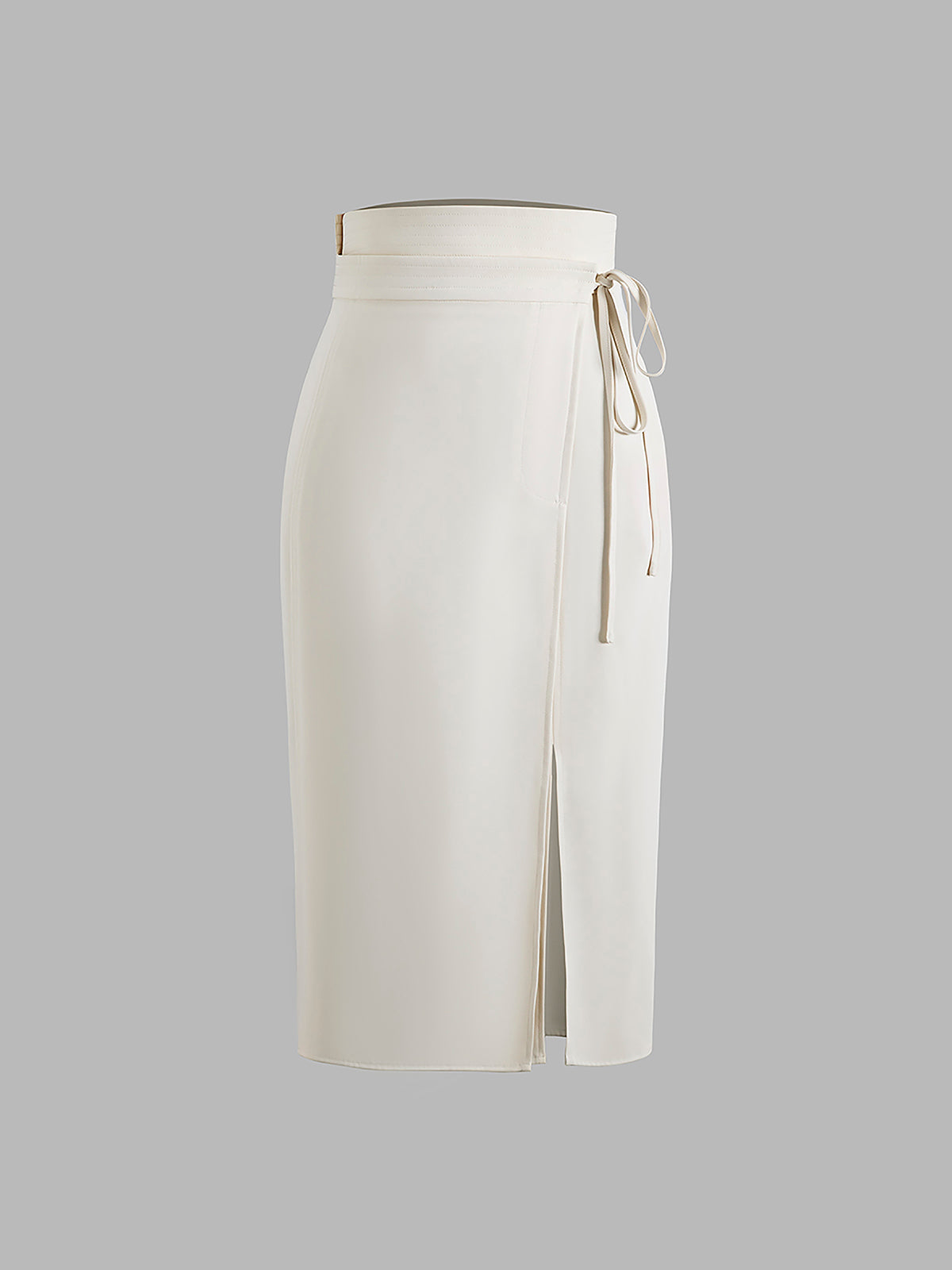 Isla Ivory Midi Skirt – COMMENSE