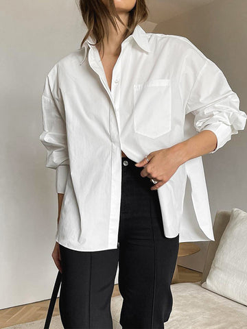 Minimalist Button Down Shirt – COMMENSE