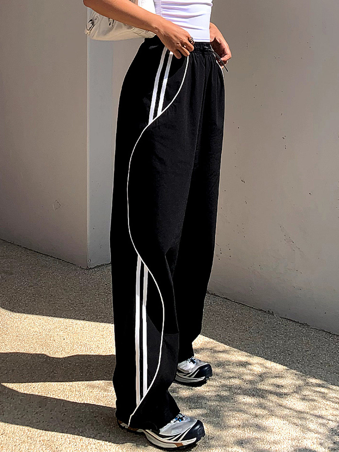 パンツ [COSMOSS] RELAXED CARGO PANTS Men's Relaxed Fit Cargo Pants Stylish Texture Loose Straight