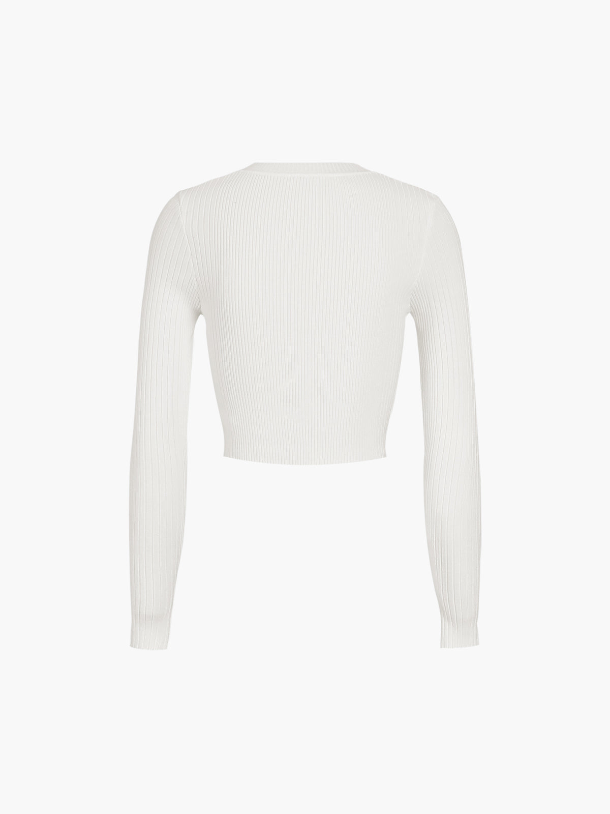Cutout Split Beads Detail Ribbed Knit Top – COMMENSE